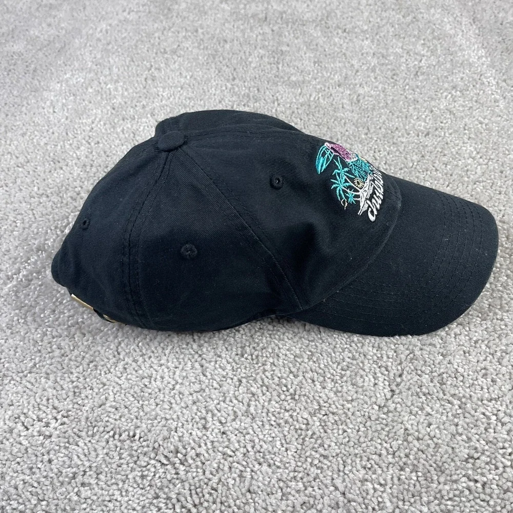 Chubbies Hat Cap Mens‎ Strapback Black Toucan Beach Tropical Embroidered Logo